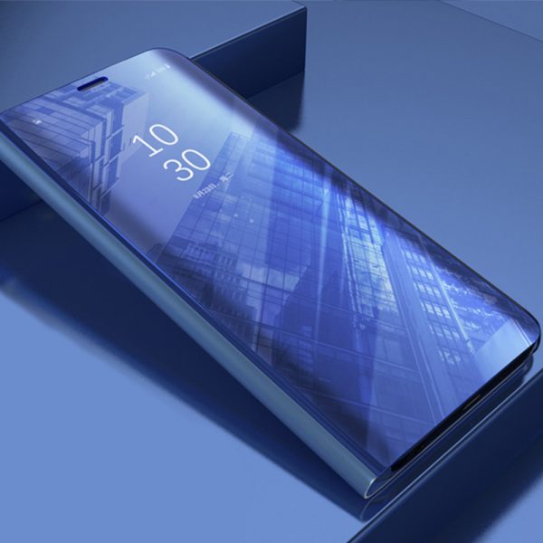 Husă pentru Motorola Moto G8 Plus blue - Smart Clear View – Transparent
