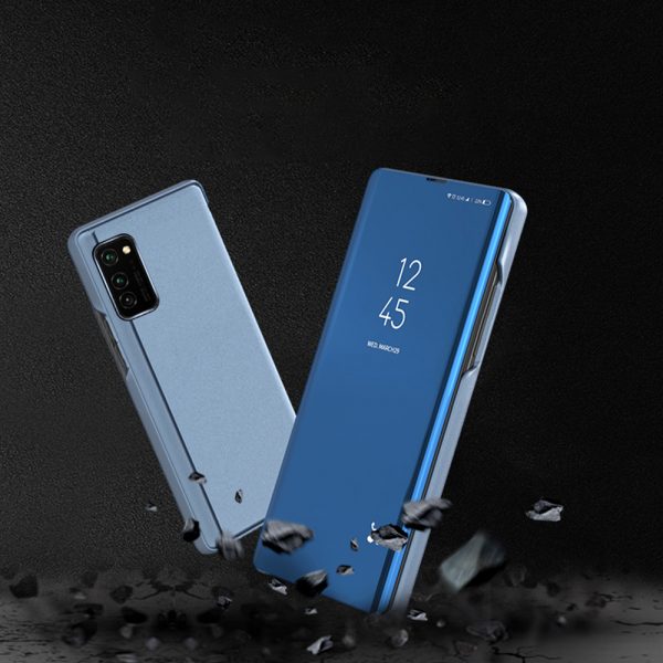 Husă pentru Motorola Moto G8 Plus blue - Smart Clear View – Transparent