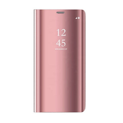 Husa Smart Transparent View pentru Samsung Galaxy S23 FE Roz