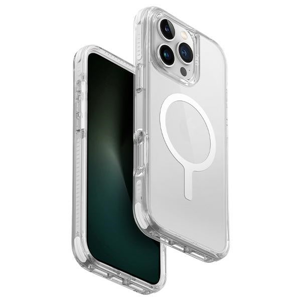 Husa Uniq Combat iPhone 16 Pro 6.3" Magclick Charging Alb/Lume Alb