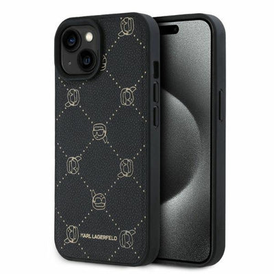 Husa Karl Lagerfeld Magsafe Karl Head iPhone 15 - Negru