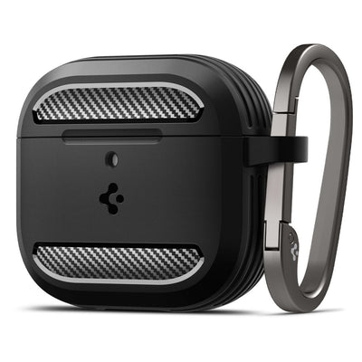 Husa Spigen Rugged Armor pentru AirPods 4 - Negru