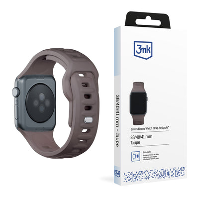 Curea 3mk Silicone pentru Apple Watch 42 / 44 / 45 / 49 Mm - Maro