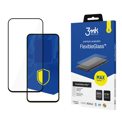 Folie sticla 3mk Flexibleglass Max Negru pentru Samsung Galaxy A35 5G