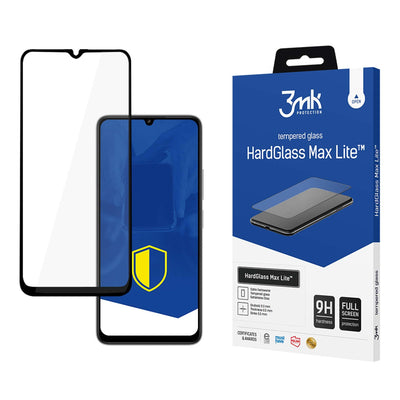 Folie sticla 3mk Hardglass Max Lite cu Negru Frame pentru Xiaomi Redmi 13C 5G