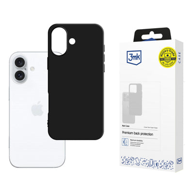 Husa 3mk Matt cu Magsafe pentru iPhone 16 - Negru