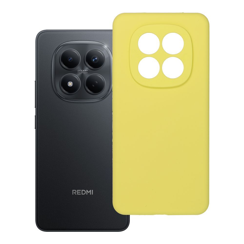 Husa pentru Xiaomi Redmi Note 15 PRO 4G Silicone 2mm (Camera Protection) Lemon
