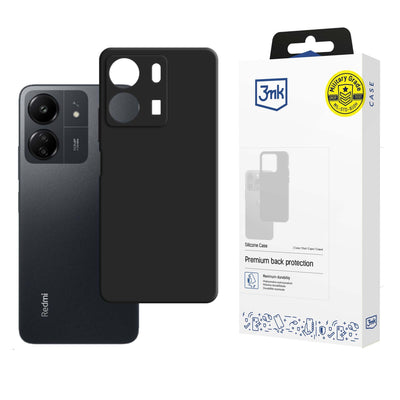 Husa 3mk Silicone pentru Xiaomi Redmi 13C/Poco C65 - Negru