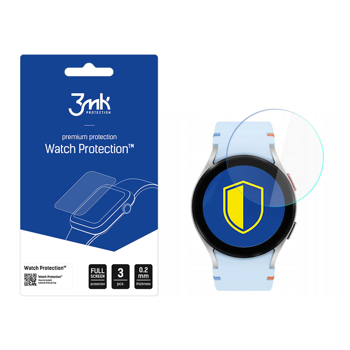 Folie 3mk Watch Protection Flexibleglass Hybrid Glass pentru Samsung Galaxy Watch FE 40mm