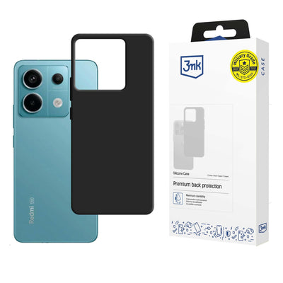 Husa 3mk Silicone pentru Xiaomi Redmi Note 13 Pro 5G - Negru