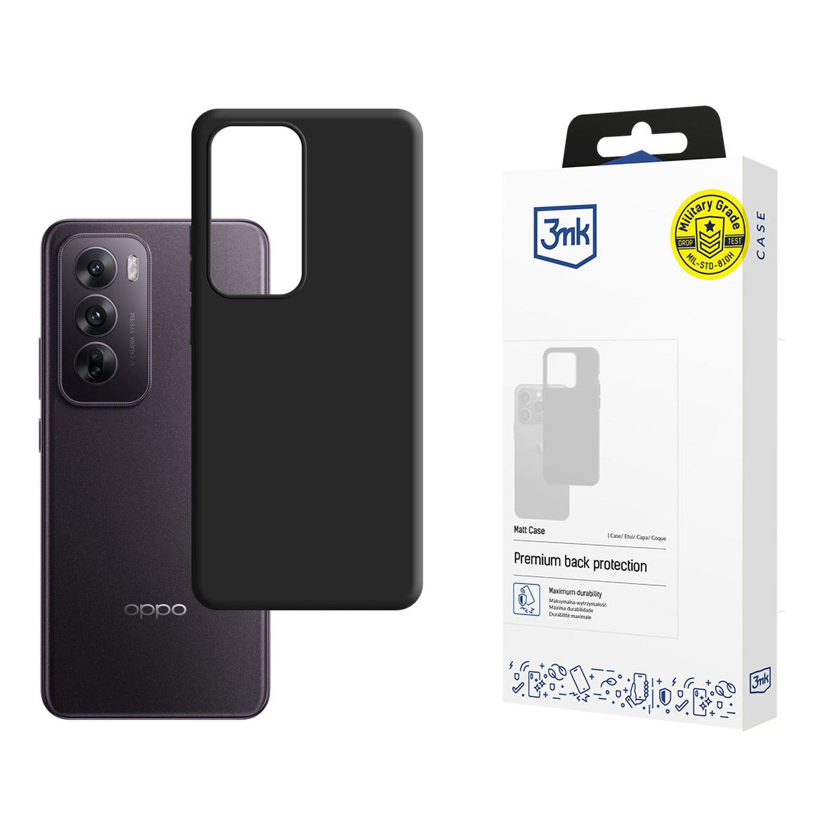 Husa 3mk Matt pentru Oppo Reno 12