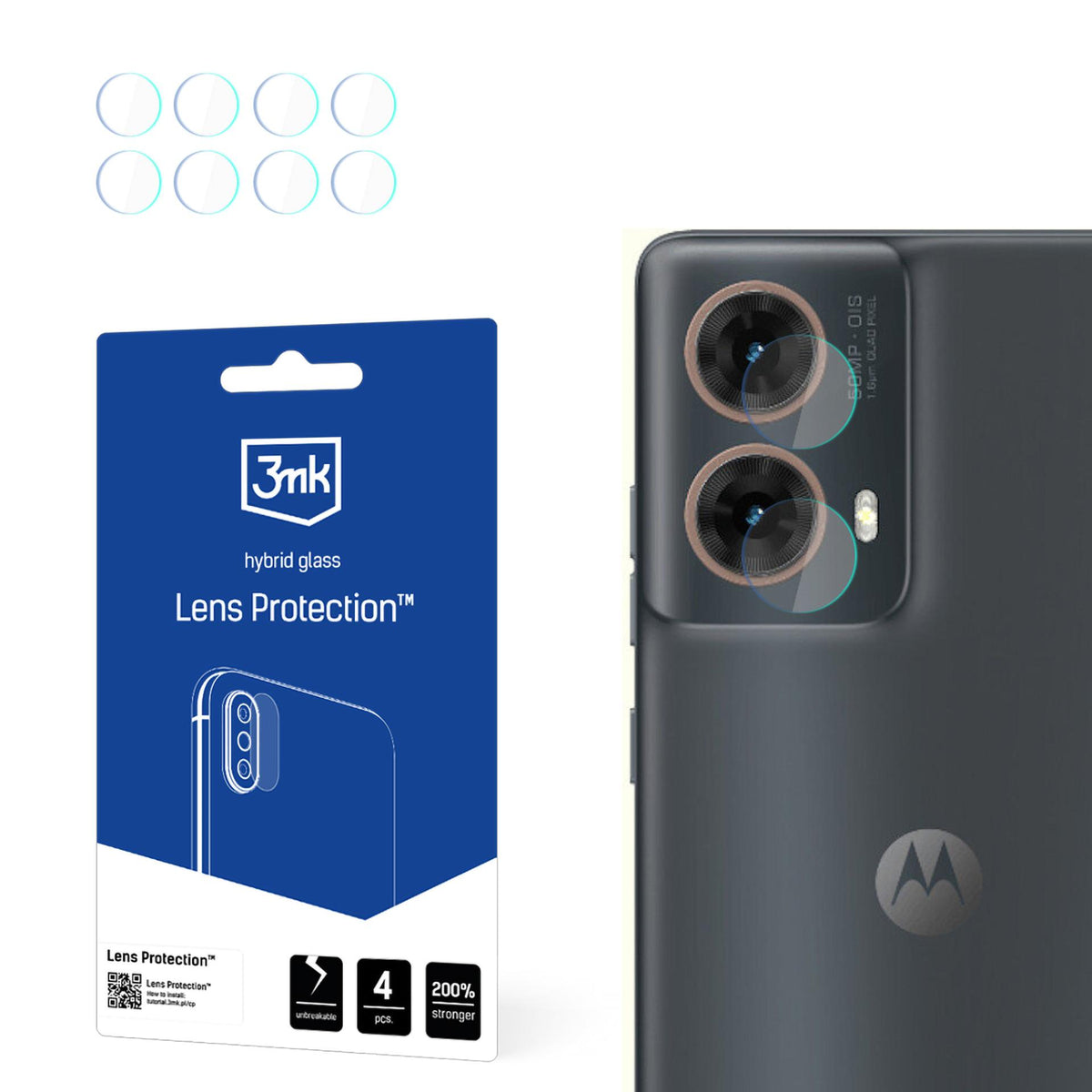 Folie Camera Husa 3mk lentila Protection pentru Motorola Moto G85