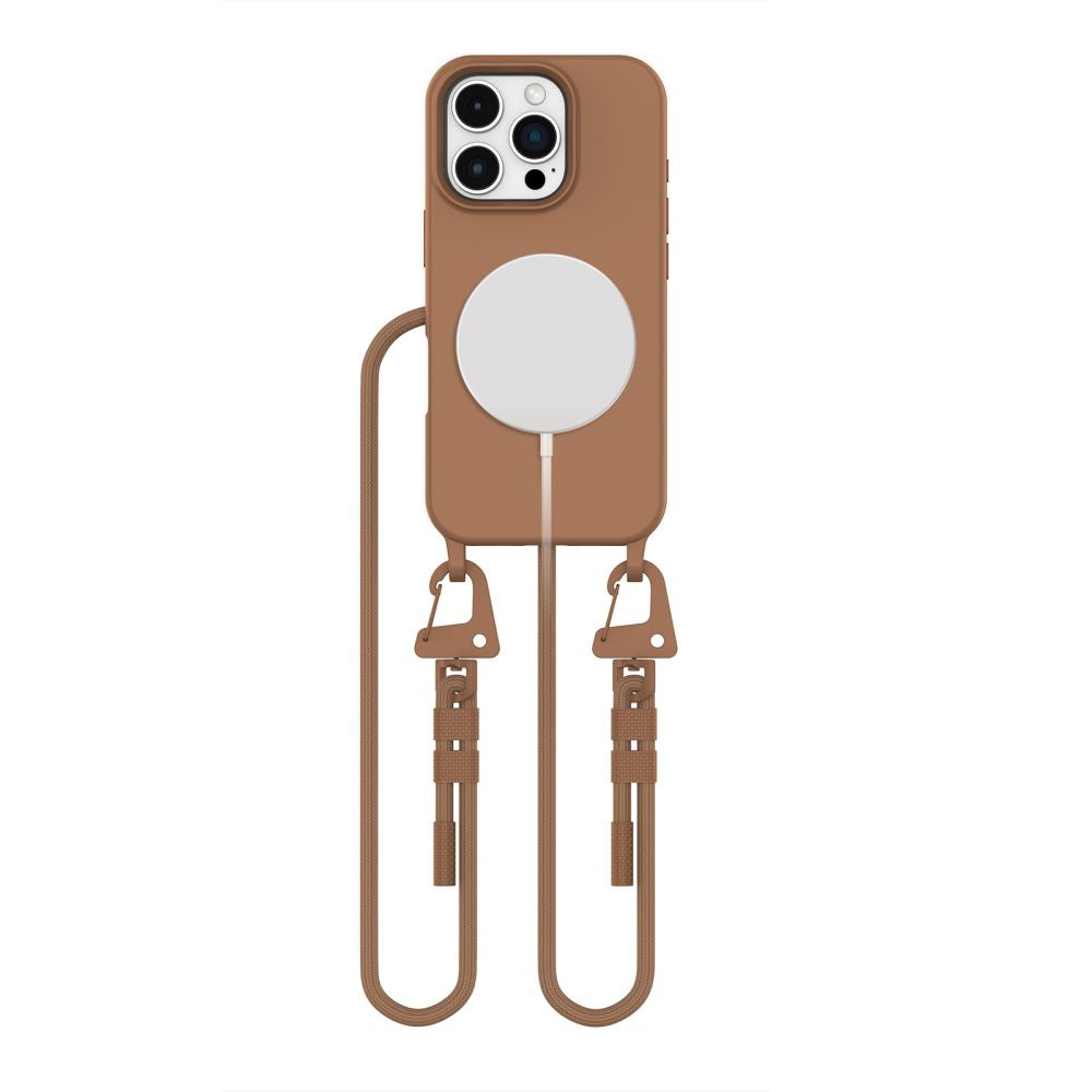 Husa Tech-protect Magnecklace Magsafe pentru iPhone 16 Pro Max - Maro