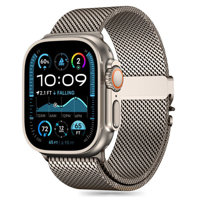 Curea Tech-protect Milano pentru Apple Watch 6 / 7 / 8 / 9 / 10 / SE / Ultra 1 / 2 (44 / 45 / 46 / 49 MM) - Titanium