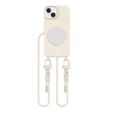 Husa Tech-protect Magnecklace Magsafe iPhone 14 - Bej