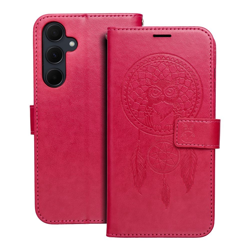 Husa Mezzo Book Flip pentru Samsung A35 5G Dreamcatcher Magenta