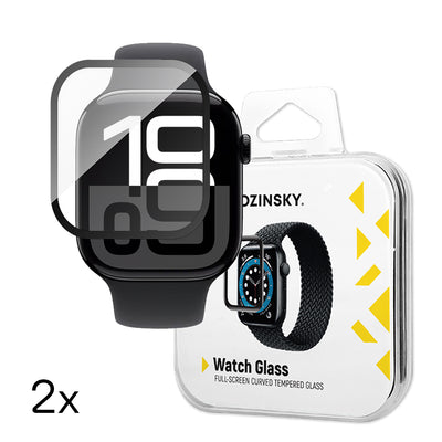 Folie Wozinsky Full Glue sticla pentru Apple Watch 46mm (2 Pcs.)