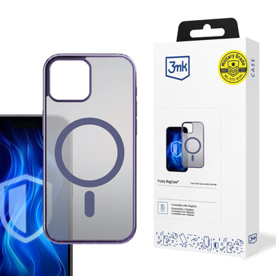 Husa 3mk Frosty Magcase Mov pentru Apple iPhone 13 - Mov