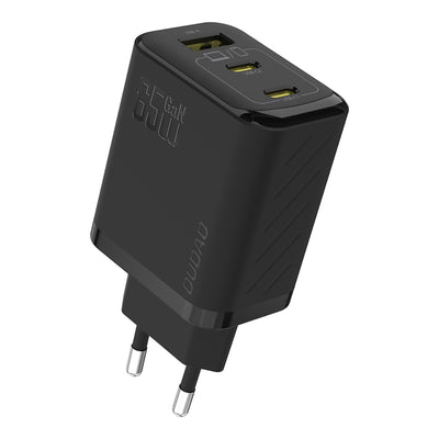 Incarcator priza Dudao A29 65W Gan 2 X Usb-c + 1 X Usb-a - Negru
