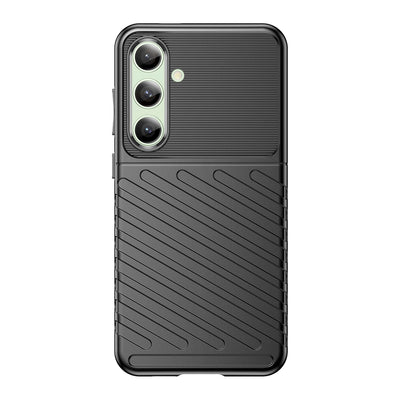 Husa Thunder pentru Samsung Galaxy S24 FE Silicone Armored Cover - Negru