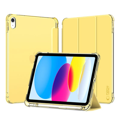 Husa Tech-protect SC Pen Hybrid pentru iPad 10 / 2022 - Galben - Transparent