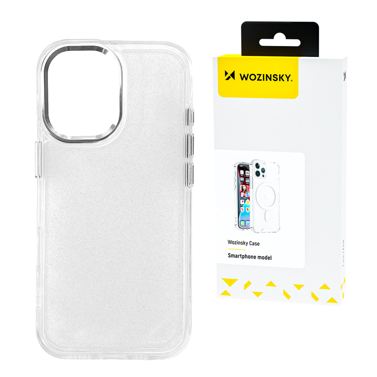 Husa Wozinsky Glitter pentru Samsung Galaxy S25 Ultra - Transparent cu Glitter