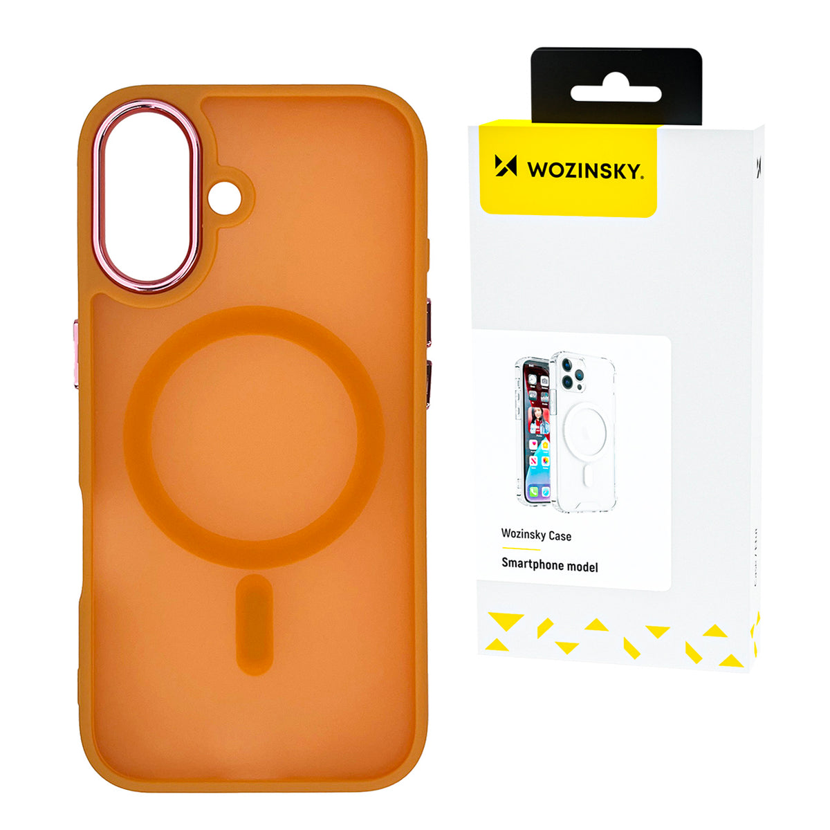 Husa Wozinsky Fashion Magsafe pentru Samsung Galaxy S25+ - Portocaliu