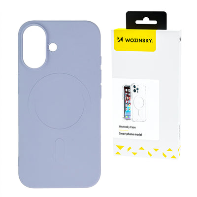 Husa Wozinsky Silicone Magsafe Magnetic pentru Samsung Galaxy S25+ - Mov