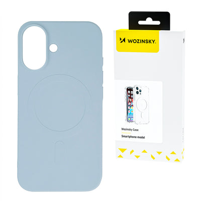Husa Wozinsky Silicone Magsafe Magnetic pentru Samsung Galaxy S25 - Albastru