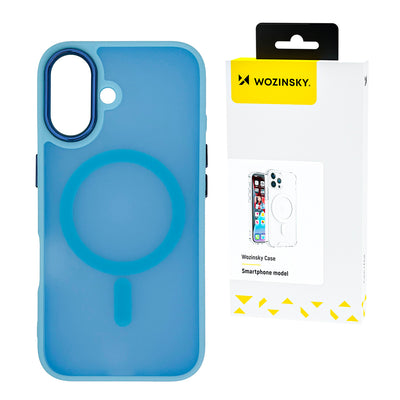 Husa Wozinsky Fashion cu Magsafe pentru Samsung Galaxy S24 FE - Albastru