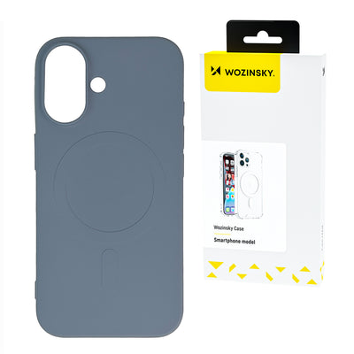 Husa Wozinsky Silicone Magsafe Compatible pentru Samsung Galaxy S24 FE - Gri