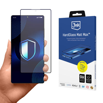Folie Matte sticla 3mk Hardglass Matt Max pentru Samsung Galaxy S25 Ultra