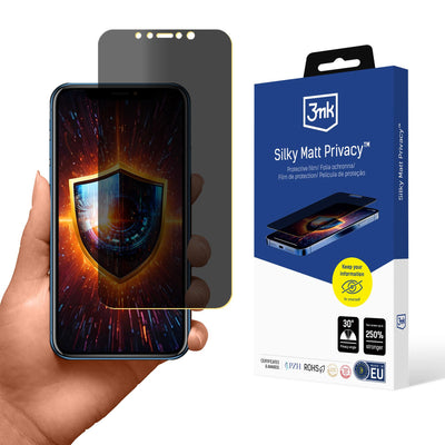 Folie 3mk Silky Matt Privacy Matte Privacy protectie pentru Apple iPhone XR