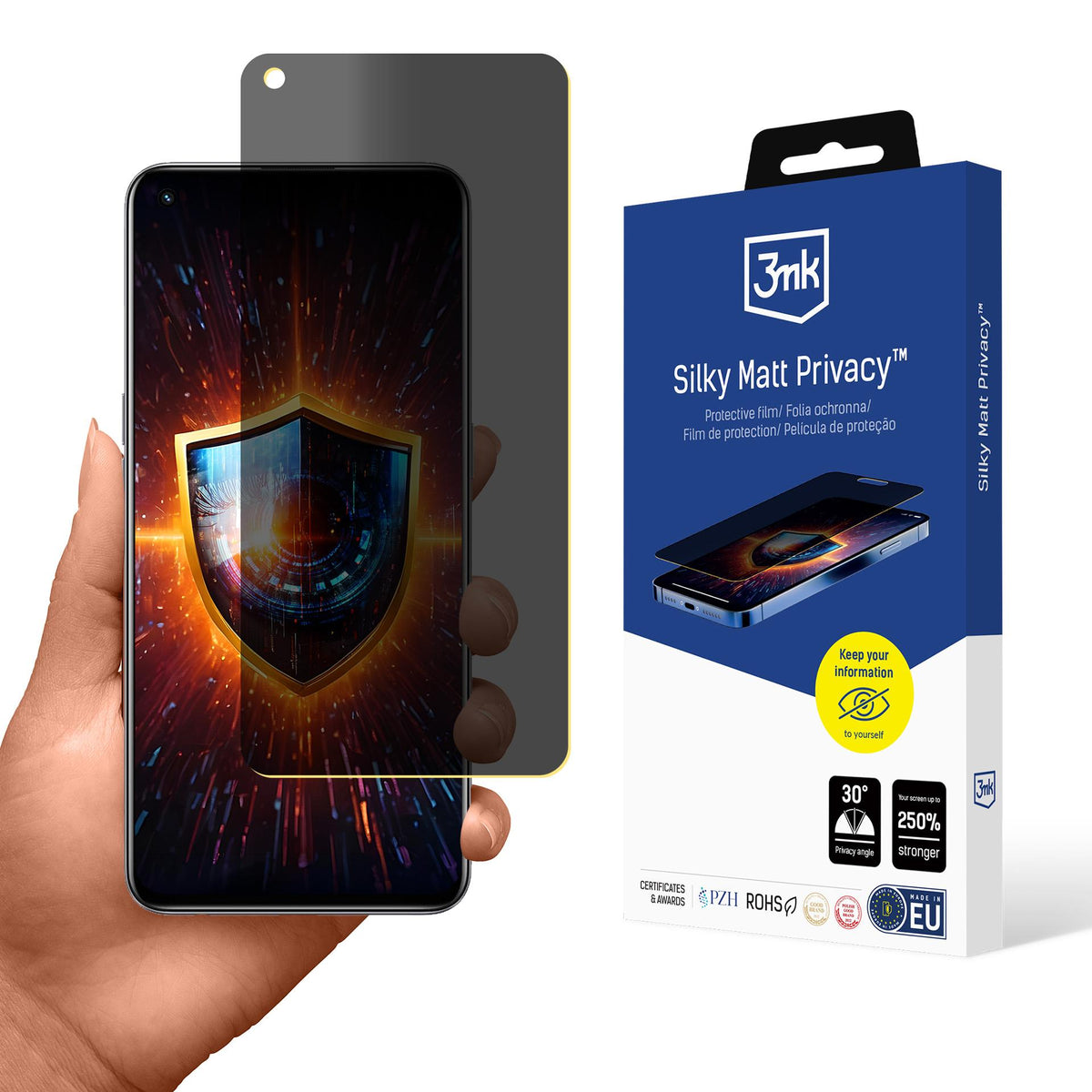 Folie Realme GT Master 3mk Silky Matt Privacy protectie