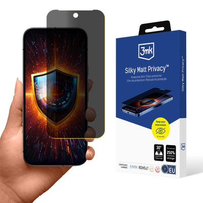Folie Privacy protectie 3mk Silky Matt Privacy pentru Google Pixel 9A