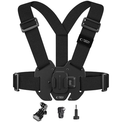 Suport auto Tech-protect Ga100 Chest Mount pentru Gopro / DJI - Negru