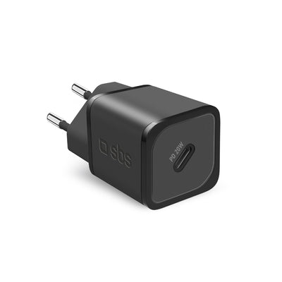 Incarcator priza SBS Tetrgan1c20k 20W Gan Usb-c cu Power Delivery - Negru