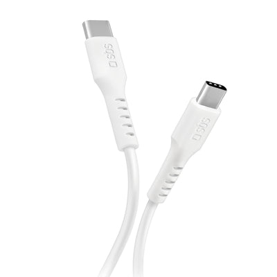 Cablu SBS Tecabletcc10w Usb-c - Usb-c Power Delivery 25W 1 M - Alb
