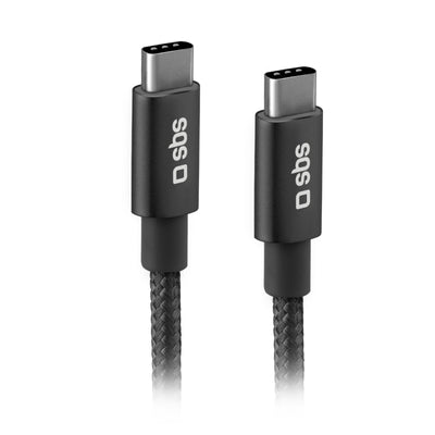 Cablu SBS Tecabletcc20bk Usb-c - Usb-c 25W Power Delivery 1.5m - Gri