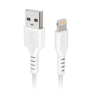 Cablu SBS Tecableusbip589w Usb-a - Lightning - Alb