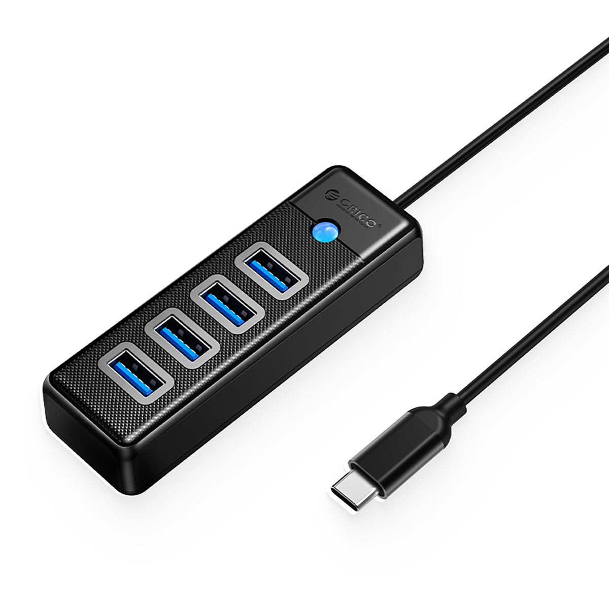 Cablu Orico Pw4u-c3 Usb-c / 4x Usb-a 3.0 Hub - Negru