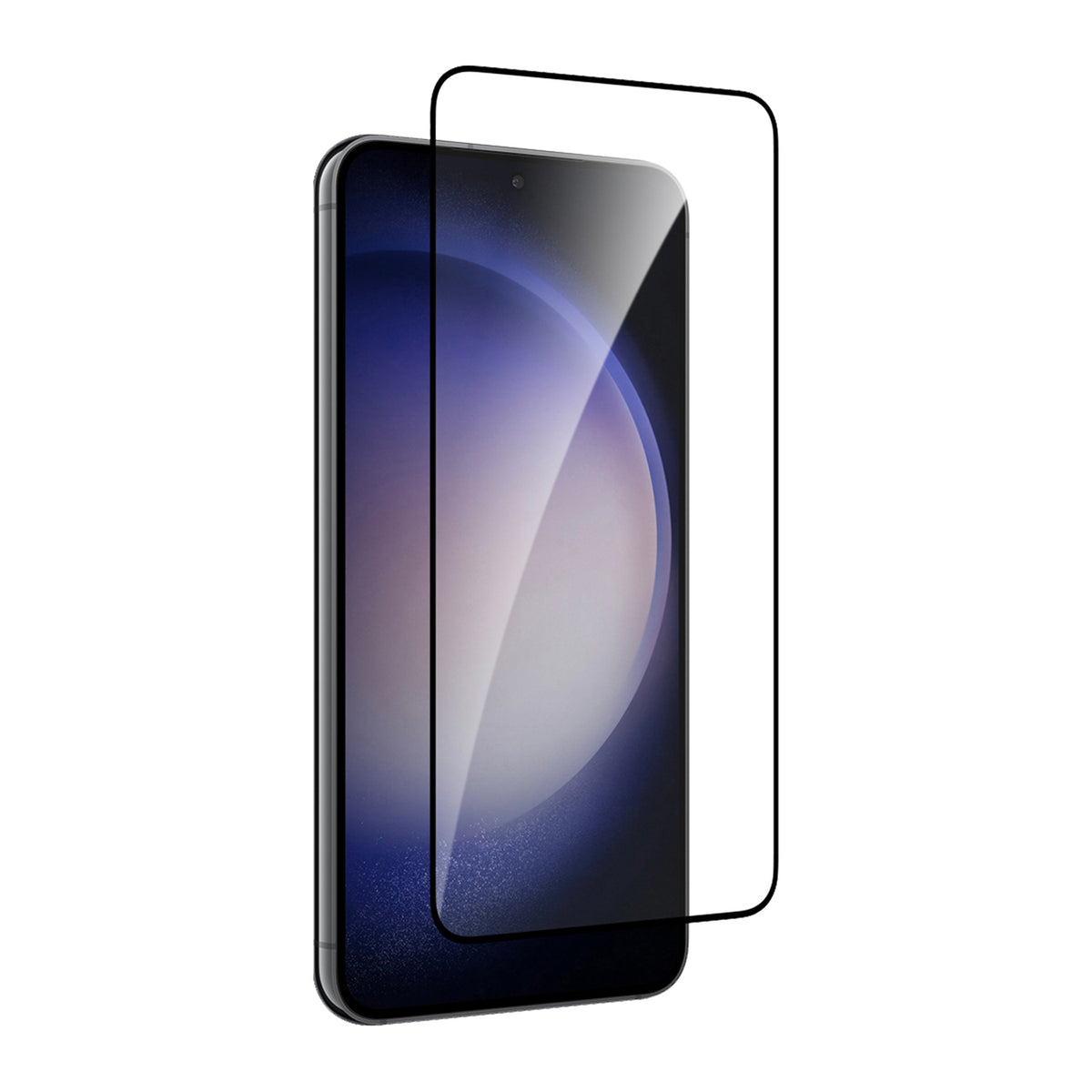 Folie Puro Frame sticla cu Negru Frame pentru Samsung Galaxy S25 / S24