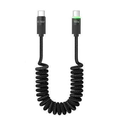 Cablu Tech-protect Ub20t Ultraboost USB Type-c Pd100w/5A 180cm - Negru