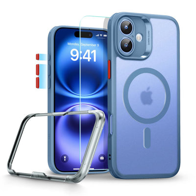 Husa ESR Classic Pro Set Halolock Magsafe pentru iPhone 16 - Albastru