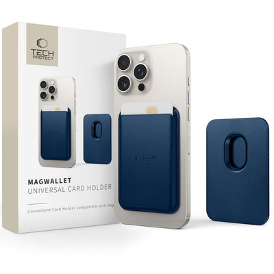 Husa Tech-protect Magwallet Magsafe - Albastru