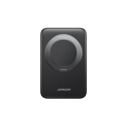 Acumulator extern Joyroom 10000mAh 22.5W Magsafe Compatible, 15W Wireless Charging, cu Ring Base - Negru