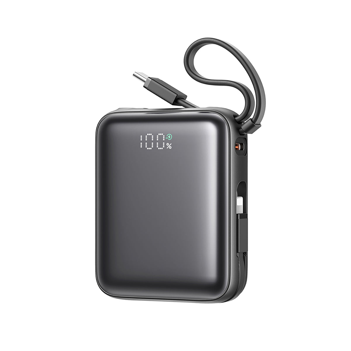 Cablu Joyroom 10000mAh 22.5W Acumulator extern cu Built-in Usb-c And Lightning - Negru