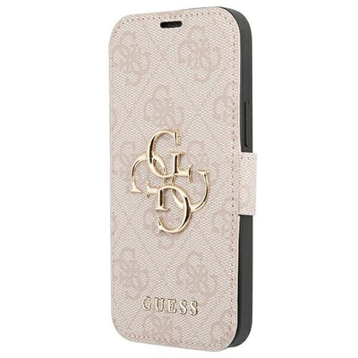 Husa Guess Gubkp13x4gmgpi iPhone 13 Pro Max 6.7" Roz/Roz Book 4G Big Metal Logo