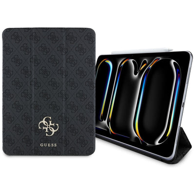 Husa Guess Gufc11pm24ps4sgk iPad Pro 11" 2024 Negru/Negru Magnetic 4G Big Logo