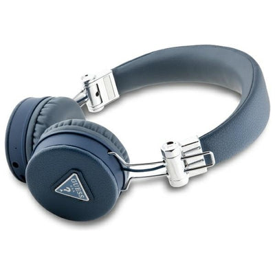Casti Guess Bluetooth ENC On-ear Albastru/Albastru Grained Classic Round Shape